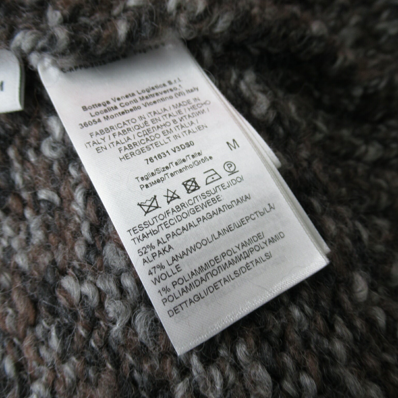 Bottega Veneta Alpaca Wool Shawl Cardigan