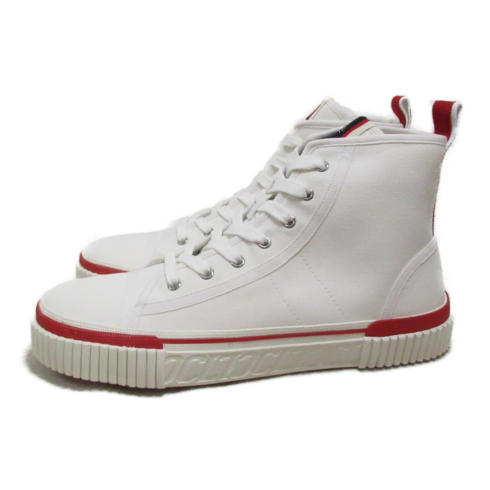 Christian Louboutin Pedro Canvas Sneakers White