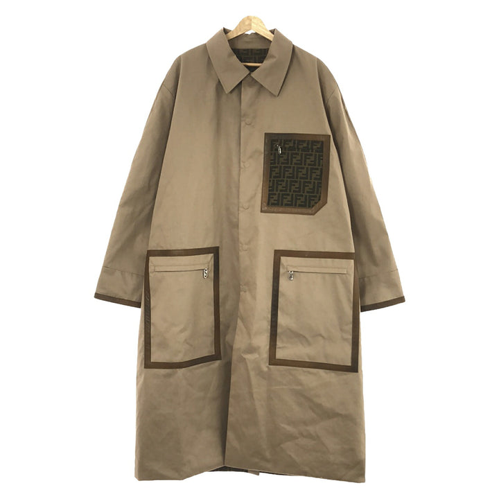 Fendi Women's Cotton Coat Beige