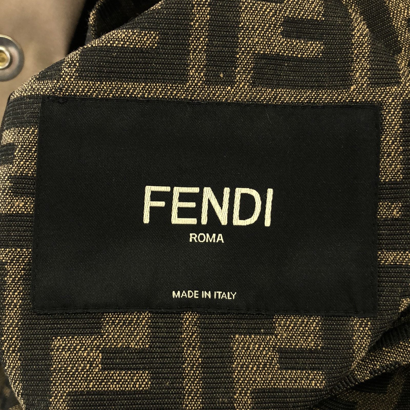 Fendi Women's Cotton Coat Beige