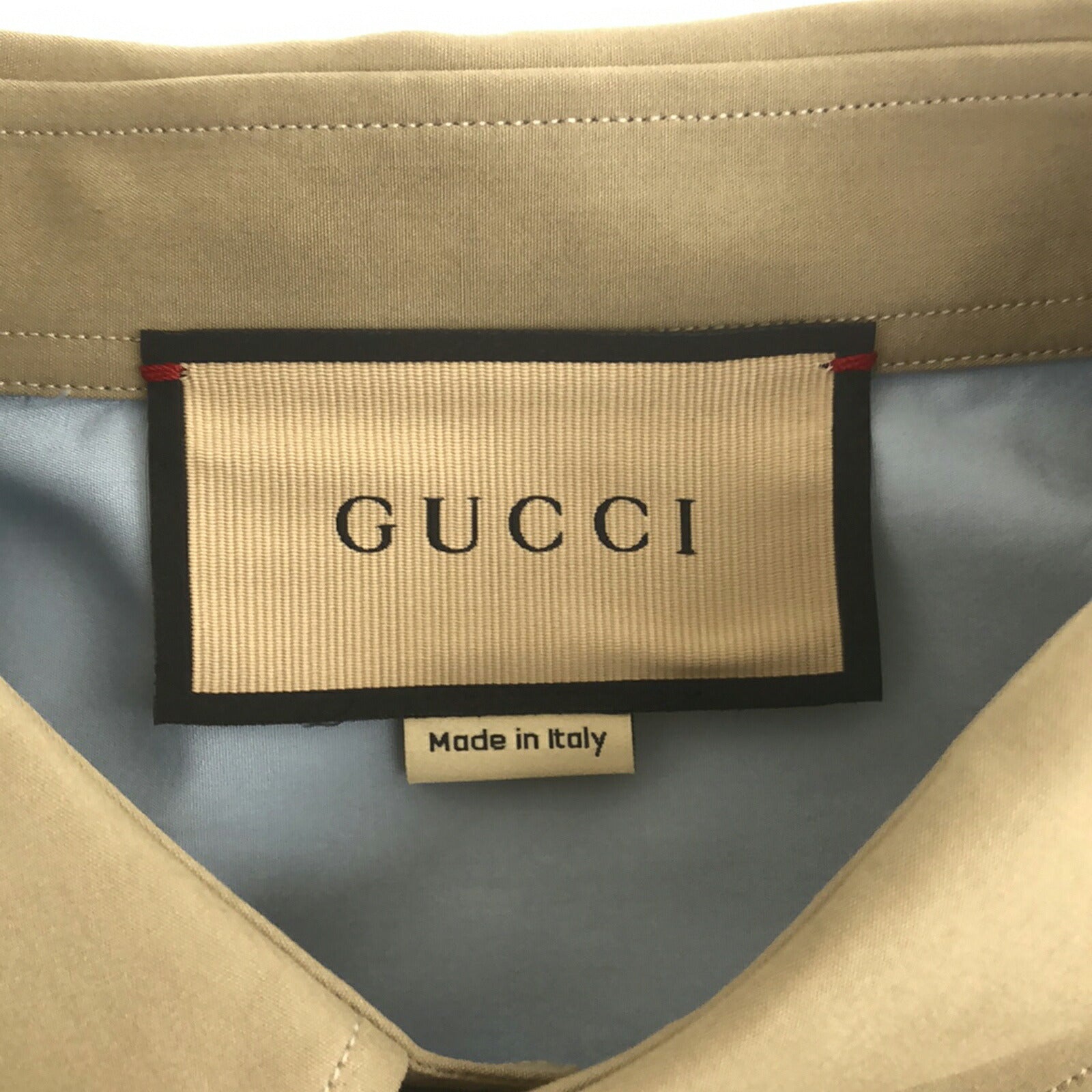 Gucci Cotton Long Sleeve Shirt Beige