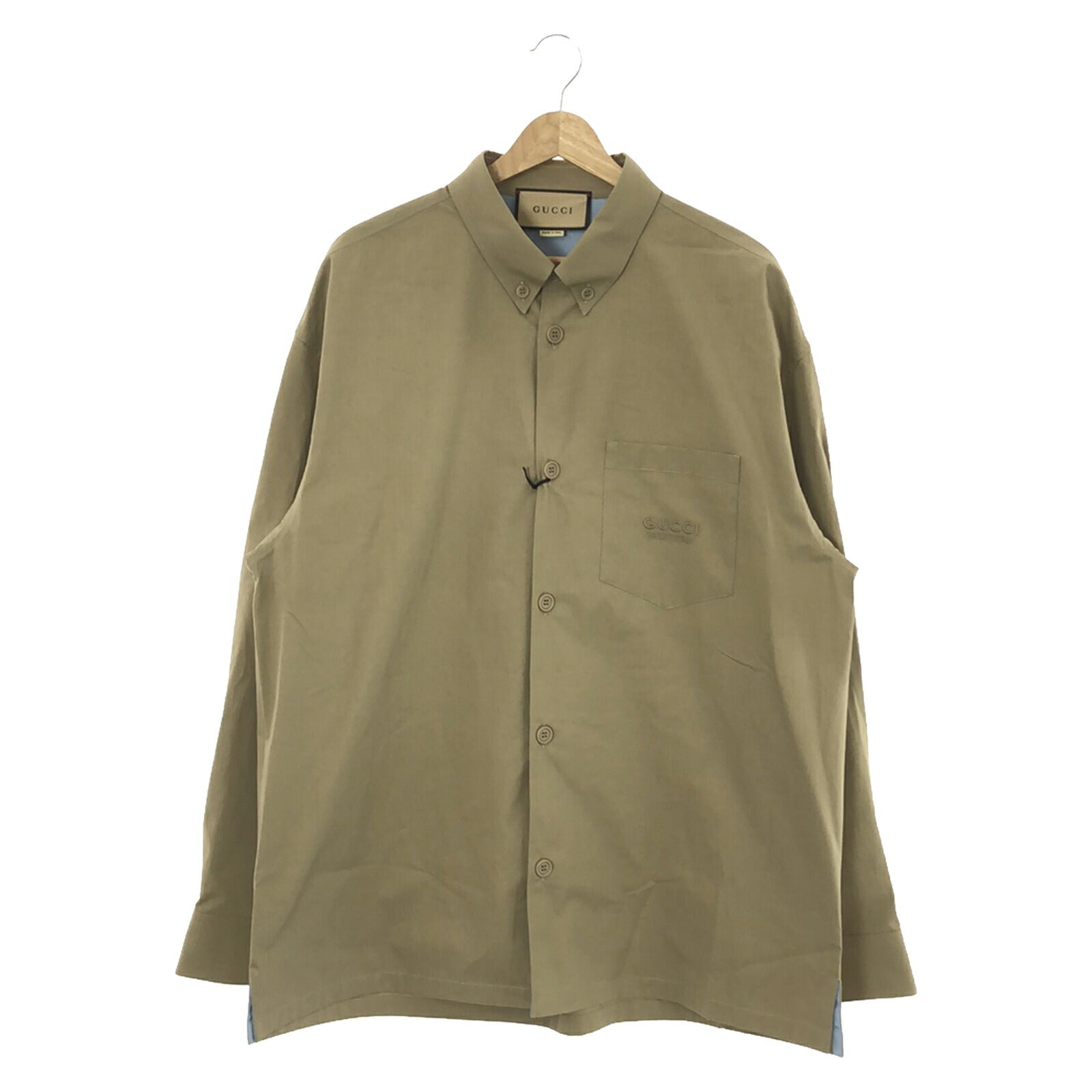 Gucci Cotton Long Sleeve Shirt Beige