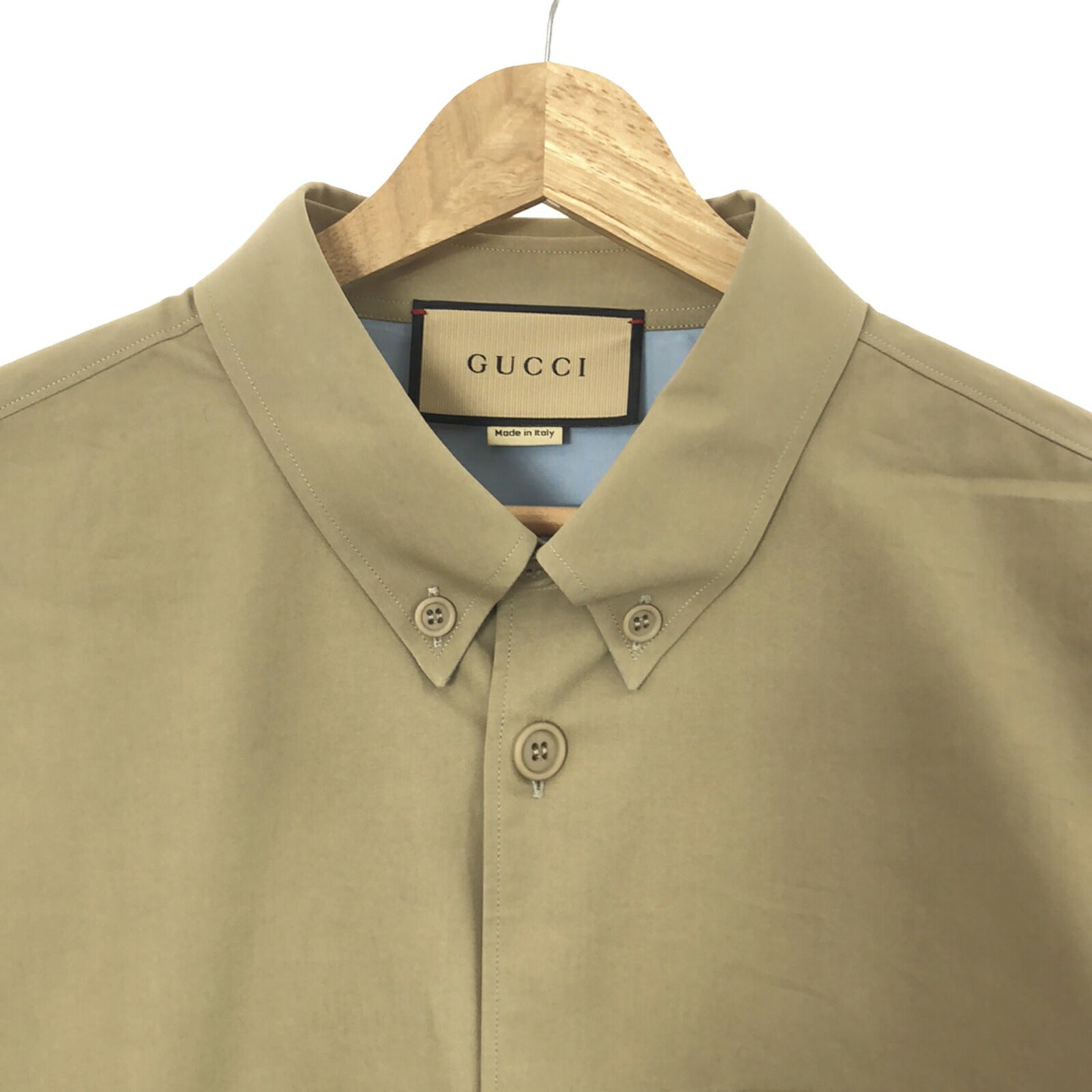 Gucci Cotton Long Sleeve Shirt Beige