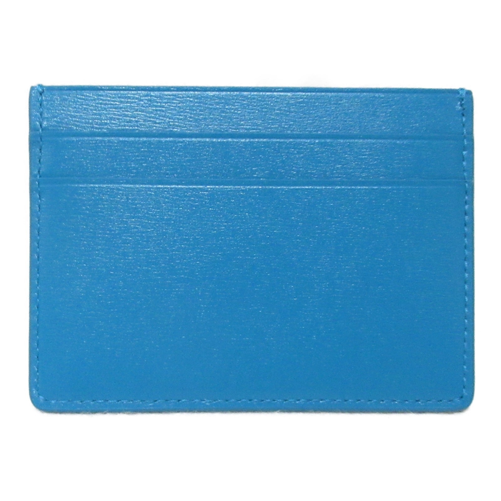 Jil Sander Leather Card Case Blue