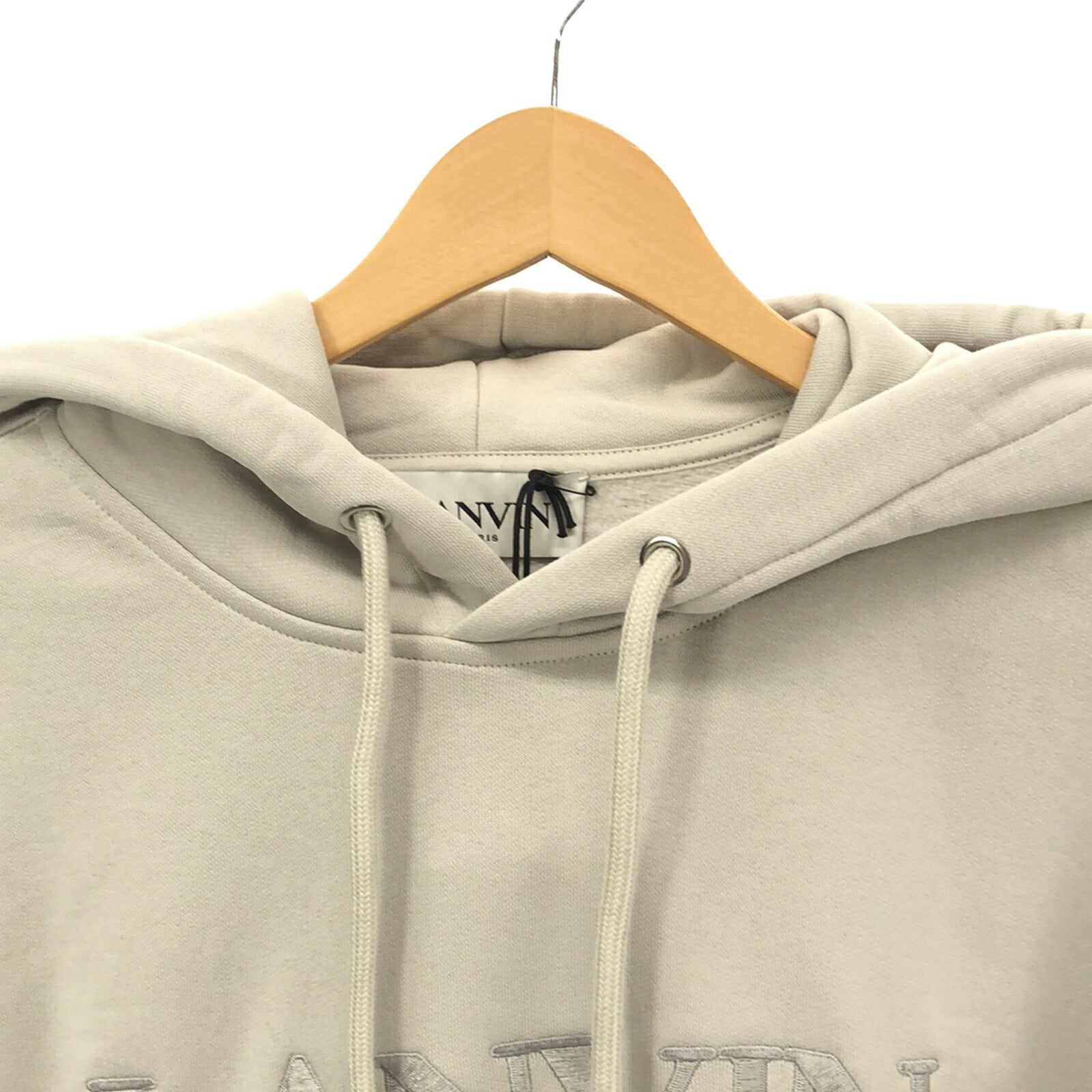 LANVIN Cotton Sweatshirt Hoodie White Men