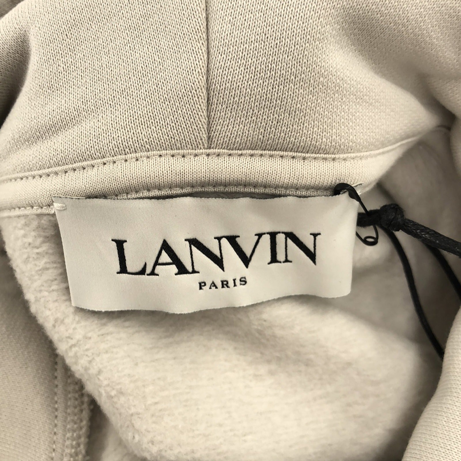 LANVIN Cotton Sweatshirt Hoodie White Men