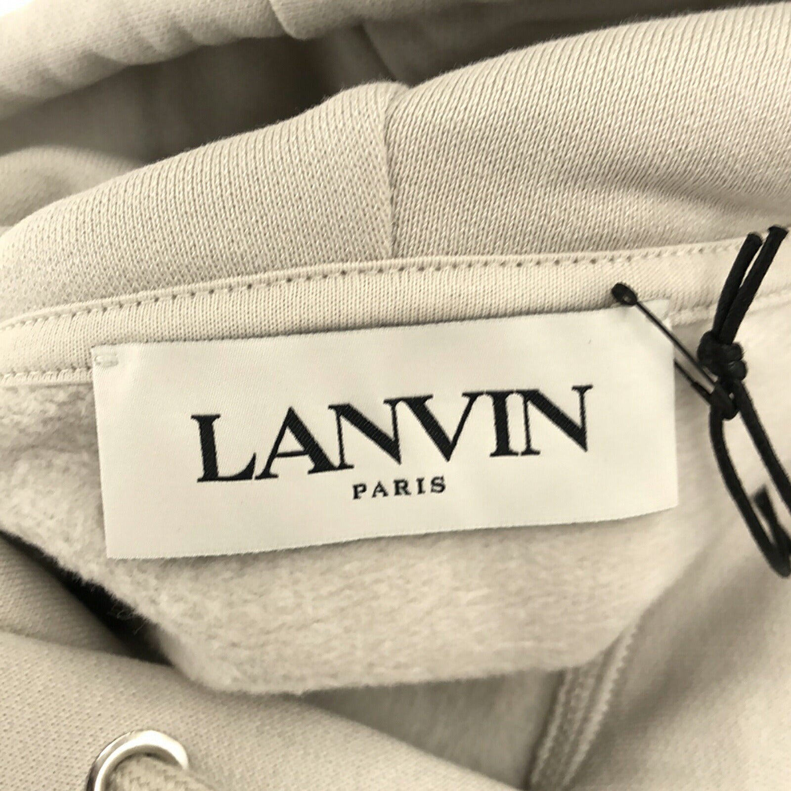 LANVIN Cotton Sweatshirt Hoodie White Men