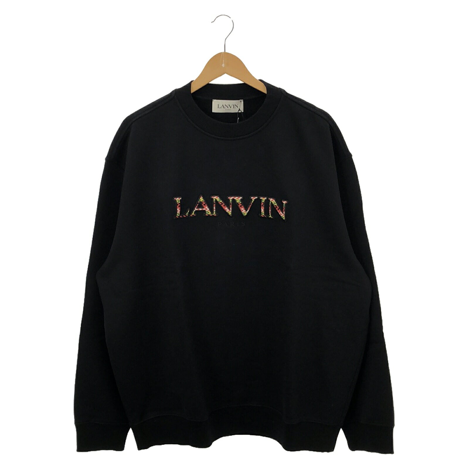 LANVIN Cotton Sweatshirt Black RMSS0004J209A2310S