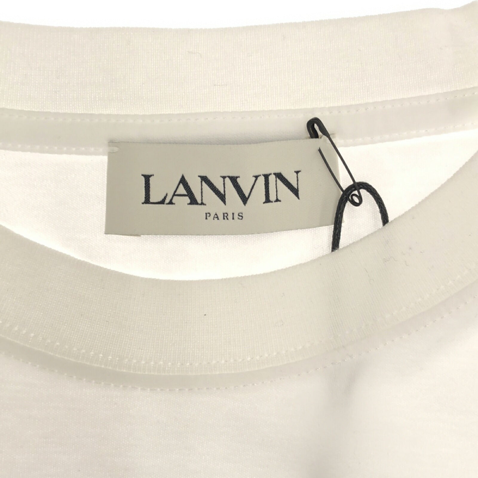 LANVIN Cotton T-Shirt White XL