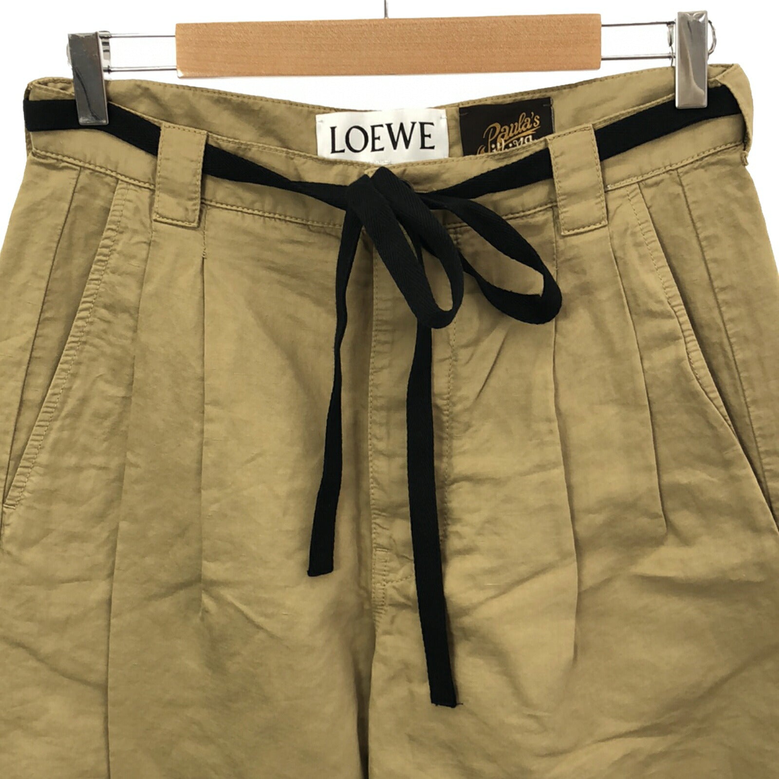 Loewe Cotton Pants Yellow Men