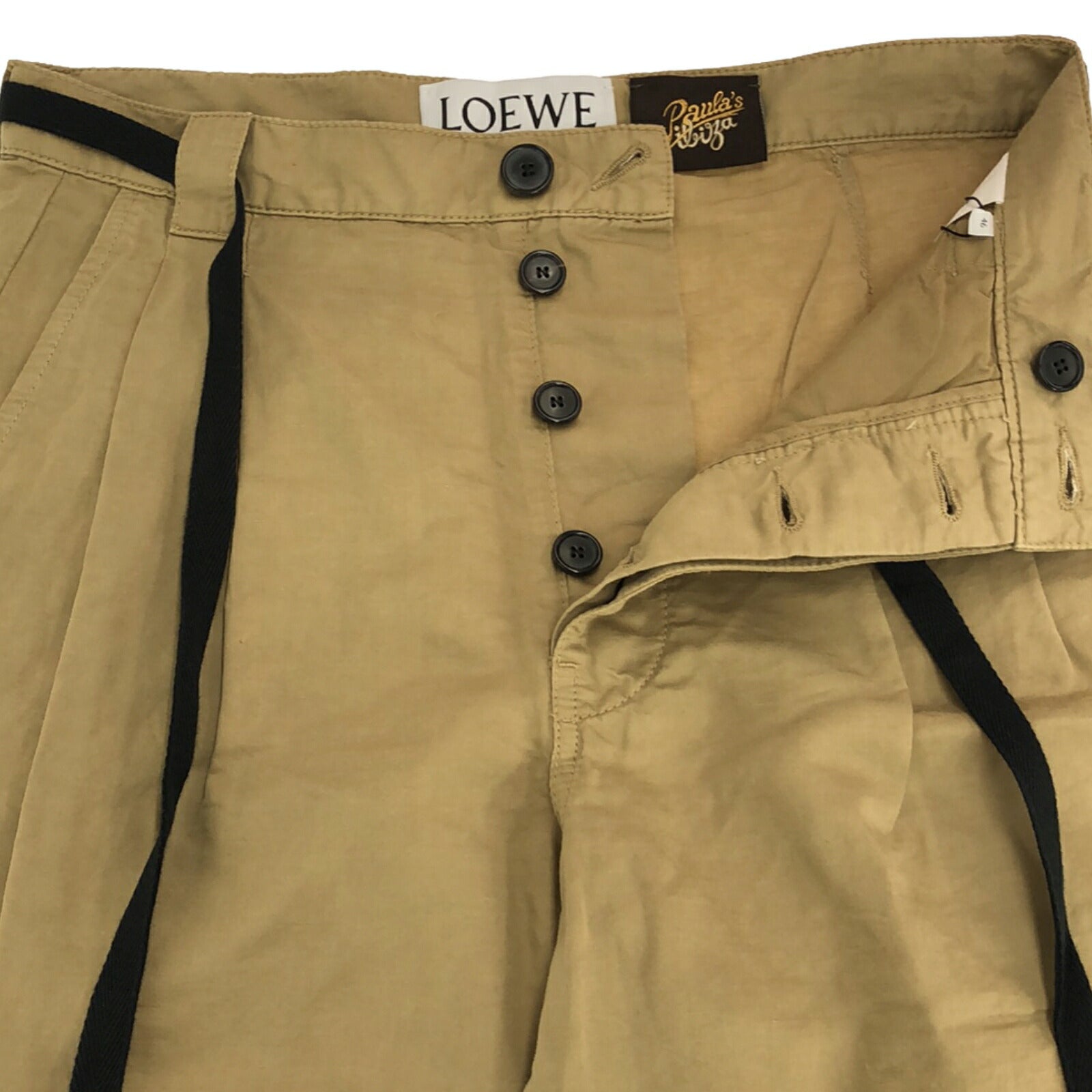 Loewe Cotton Pants Yellow Men