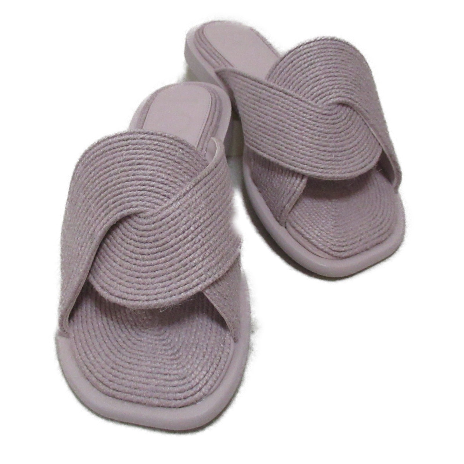 Loewe Jute Sandals Shoes Lavender