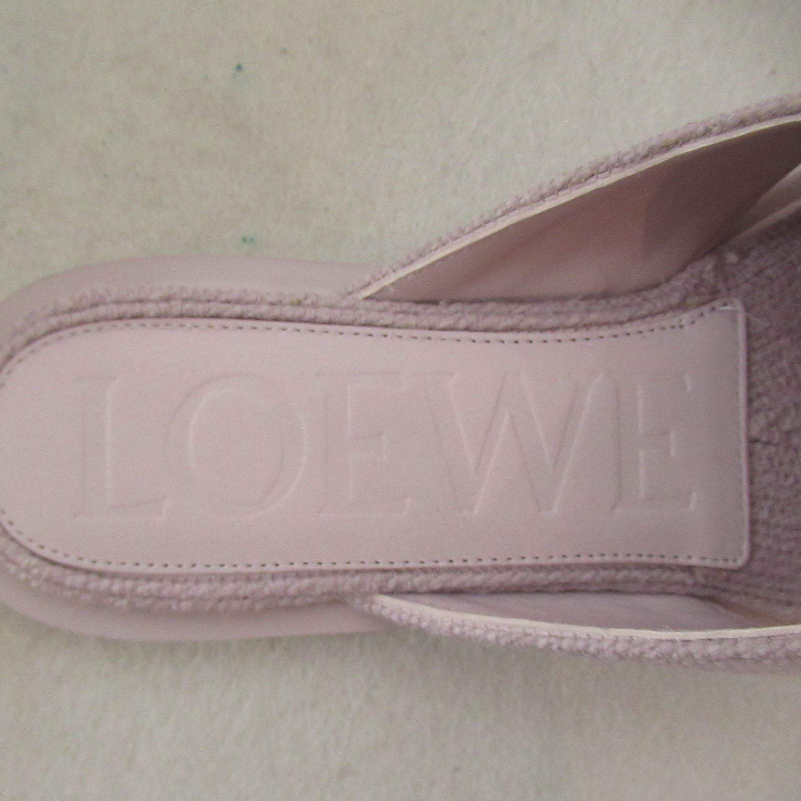 Loewe Jute Sandals Purple Lavender