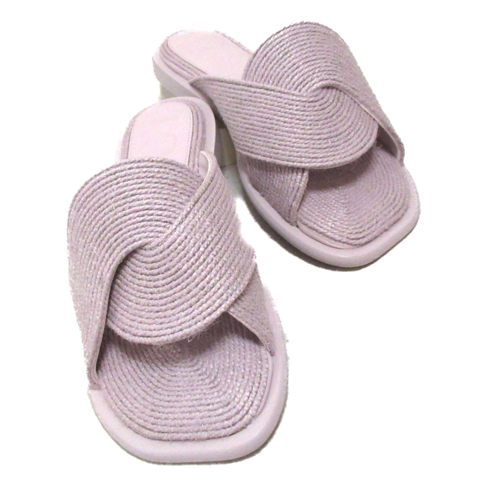 Loewe Jute Sandals Lavender