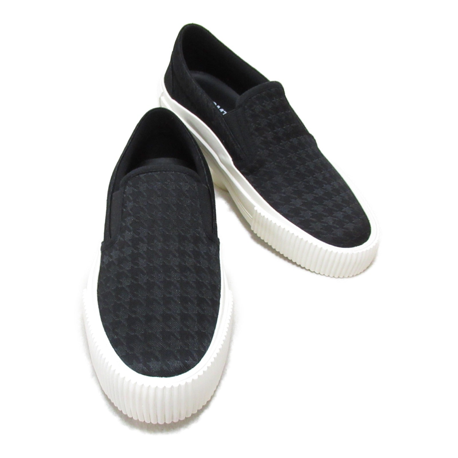 Moncler Cotton Rubber Sneakers Black