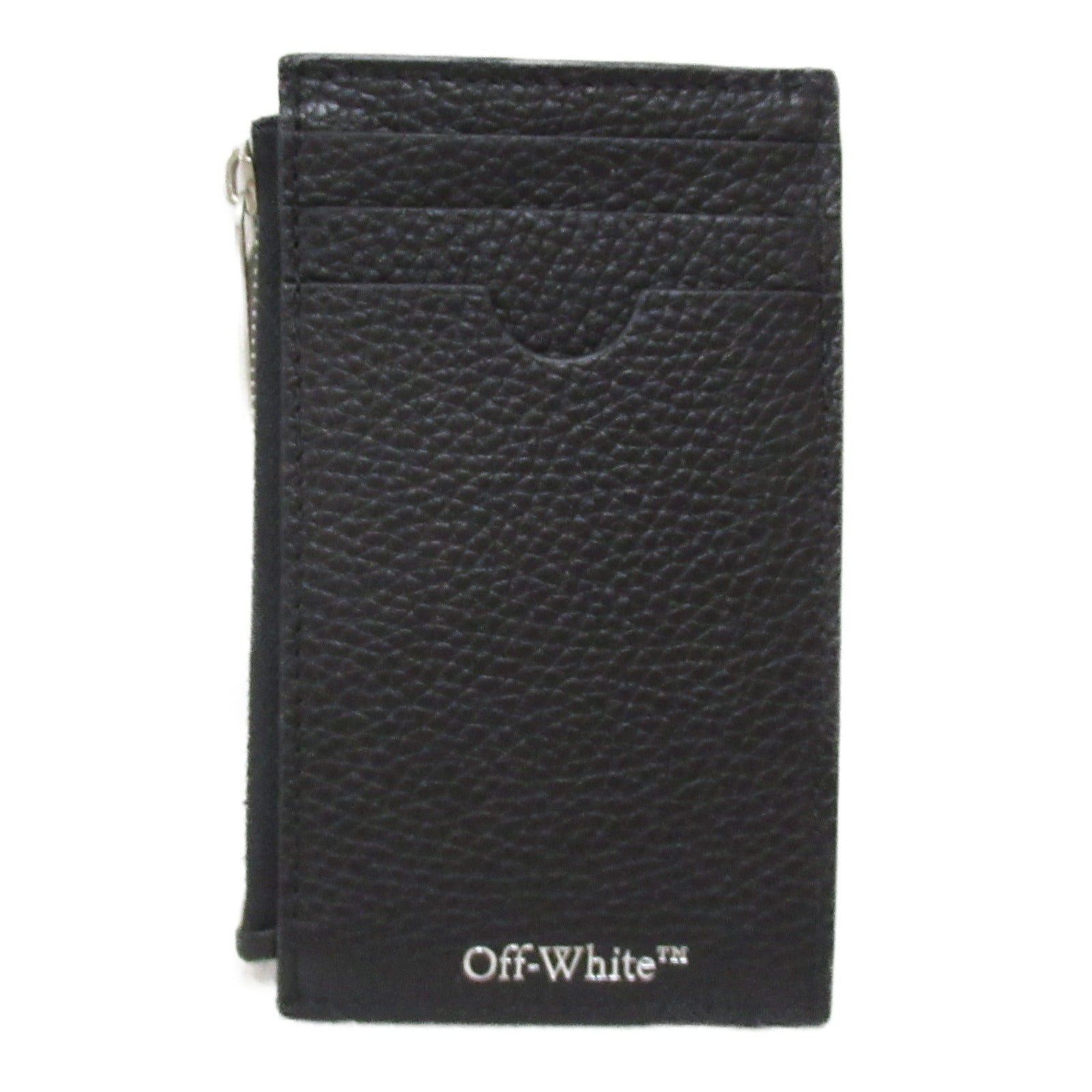 Off-White Leather Card Case Black