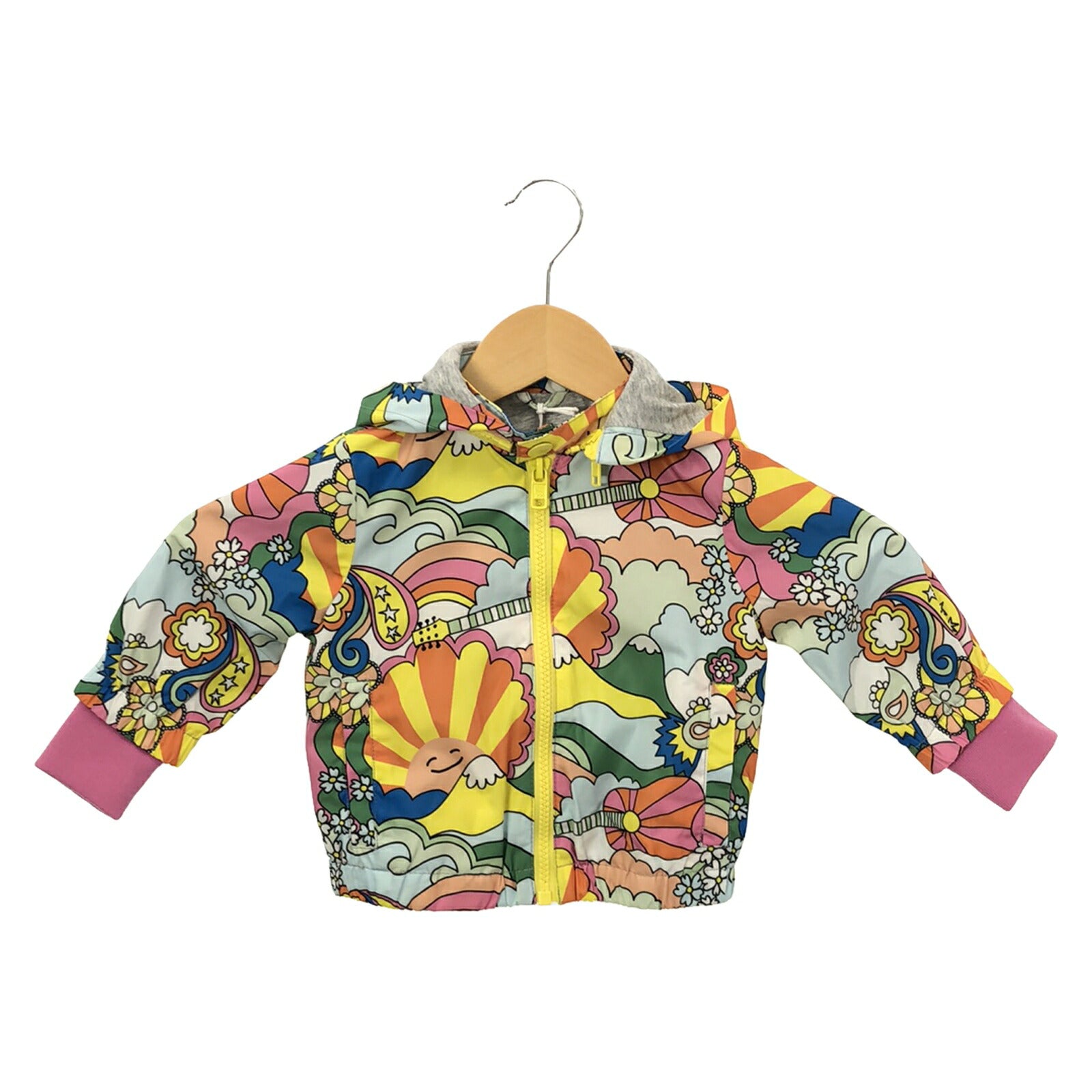 Stella McCartney Kids Hooded Jacket Polyester Multicolor