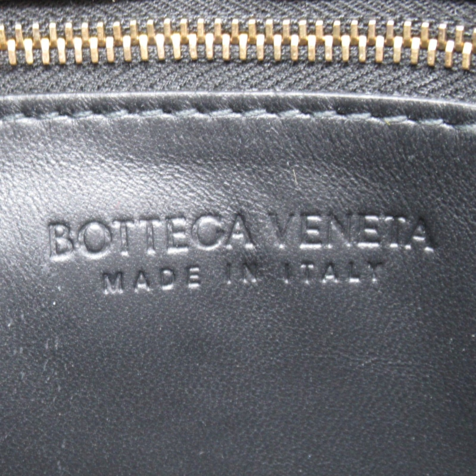 Bottega Veneta Lambskin Shoulder Bag Black