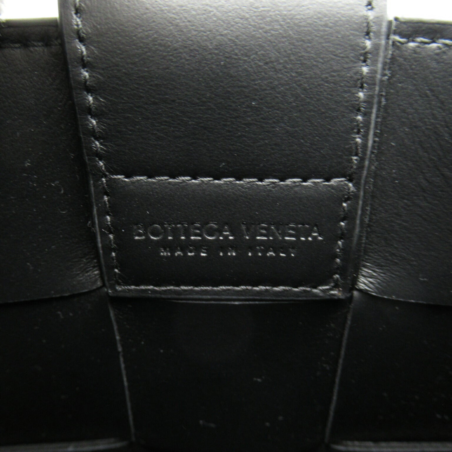 Bottega Veneta Leather Shoulder Bag Black