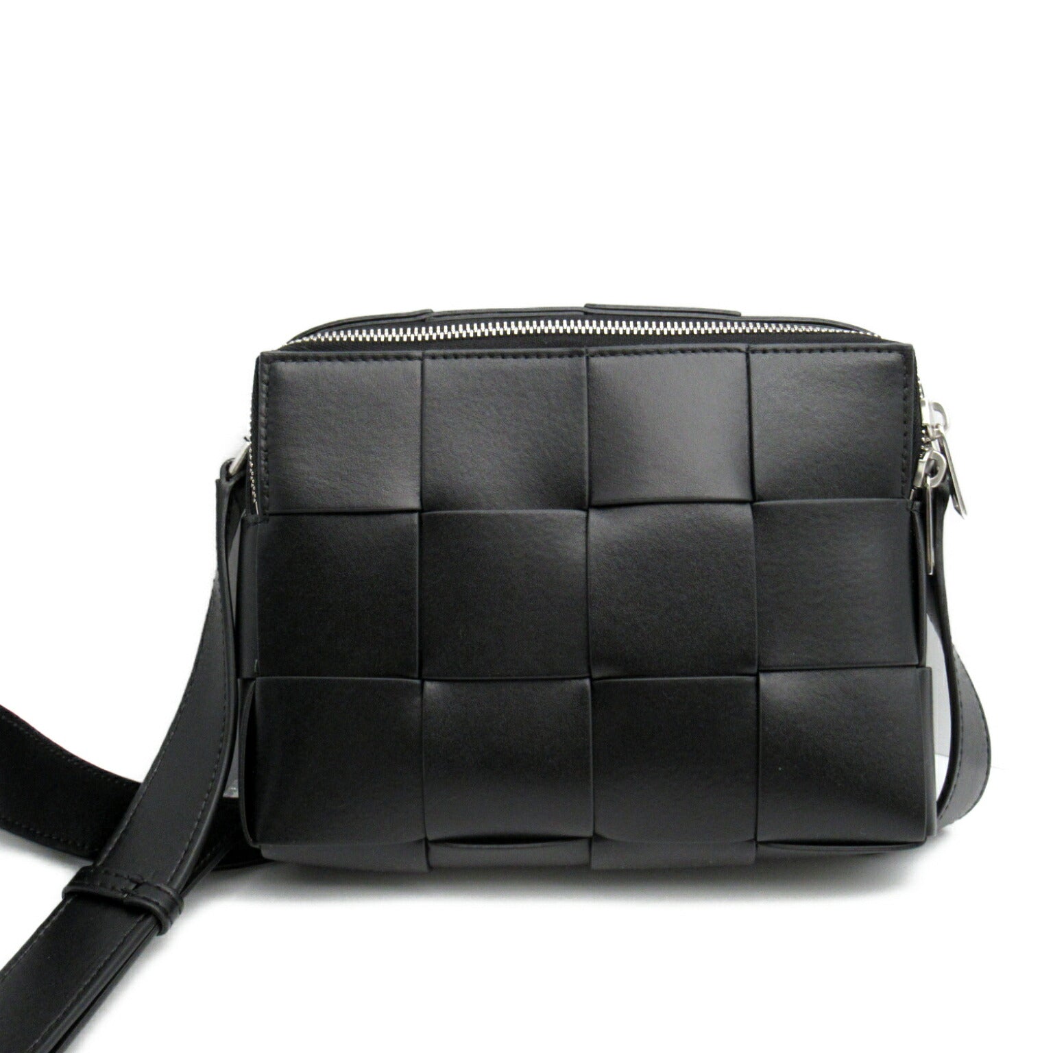 Bottega Veneta Leather Shoulder Bag Black