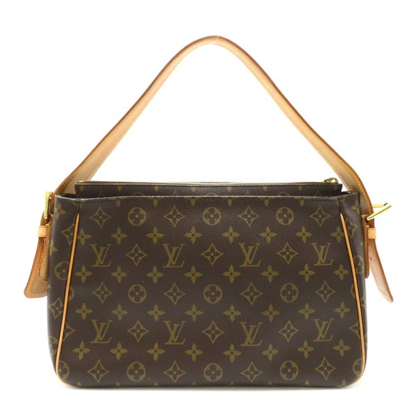 Louis Vuitton Vivacite GM Canvas Shoulder Bag M51163 in Good condition