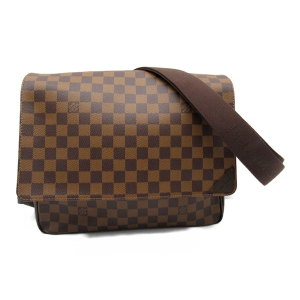 Louis Vuitton Shelton MM Canvas Shoulder Bag N41149 in Excellent condition