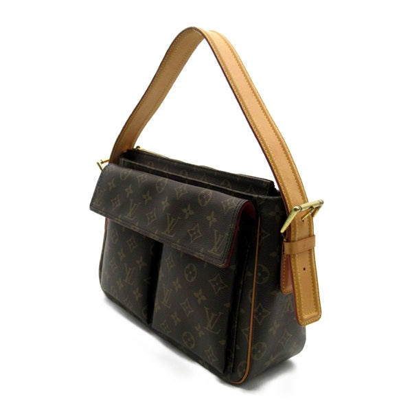 Louis Vuitton Vivacite GM Canvas Shoulder Bag M51163 in Good condition