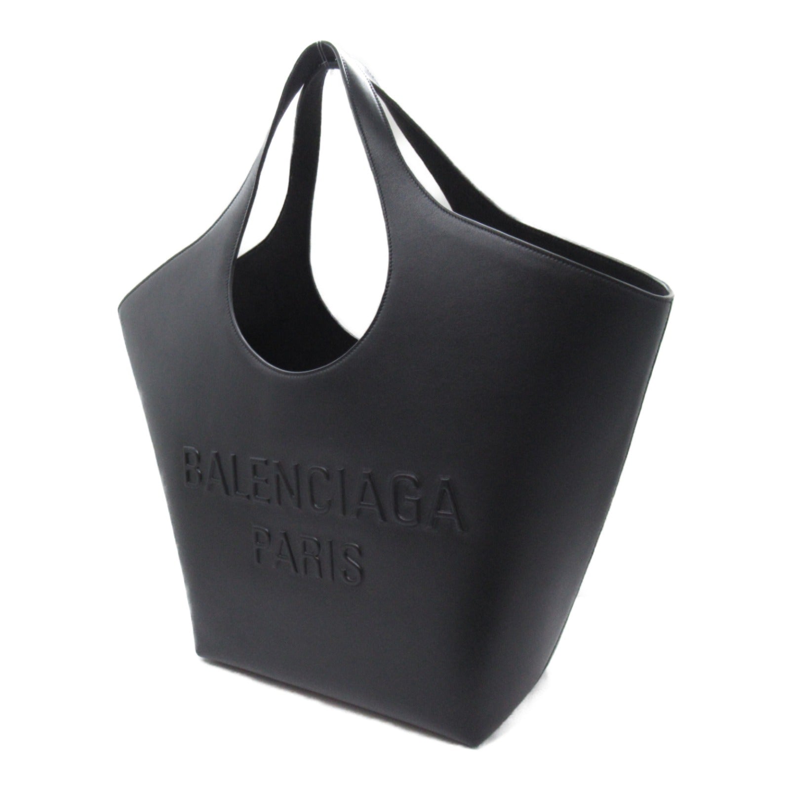 Balenciaga Medium Tote Bag Black Leather