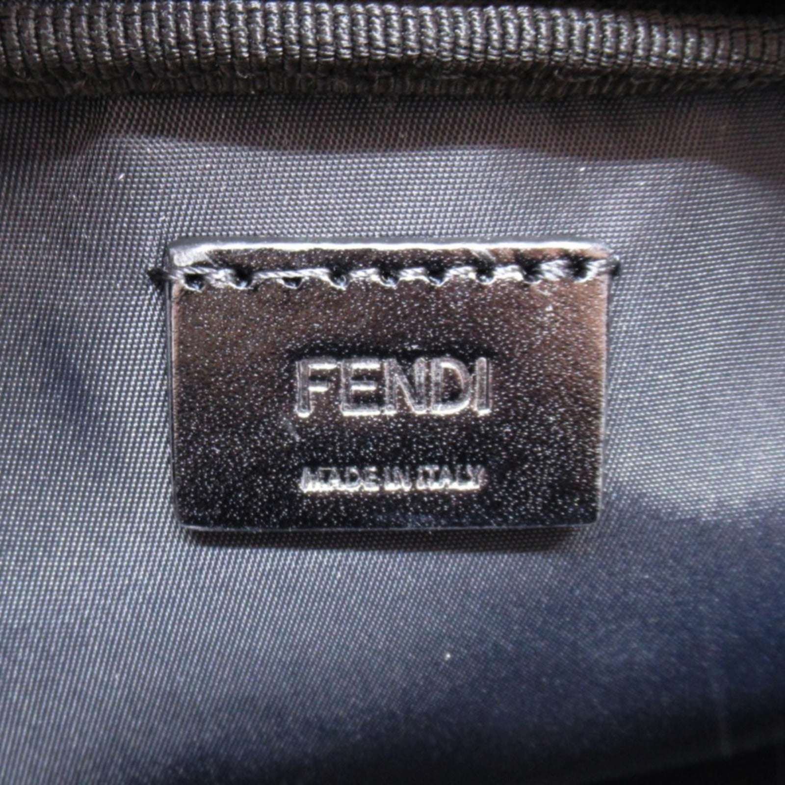 Fendi FF jacquard Pouch	 Canvas Vanity Bag 7N0141 in Great Condition