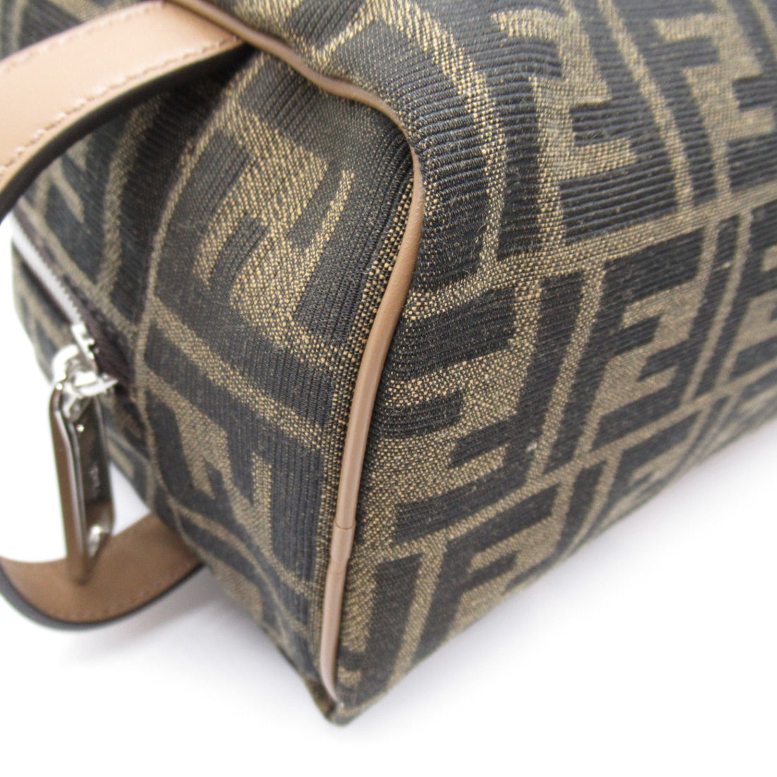 Fendi FF jacquard Pouch	 Canvas Vanity Bag 7N0141 in Great Condition