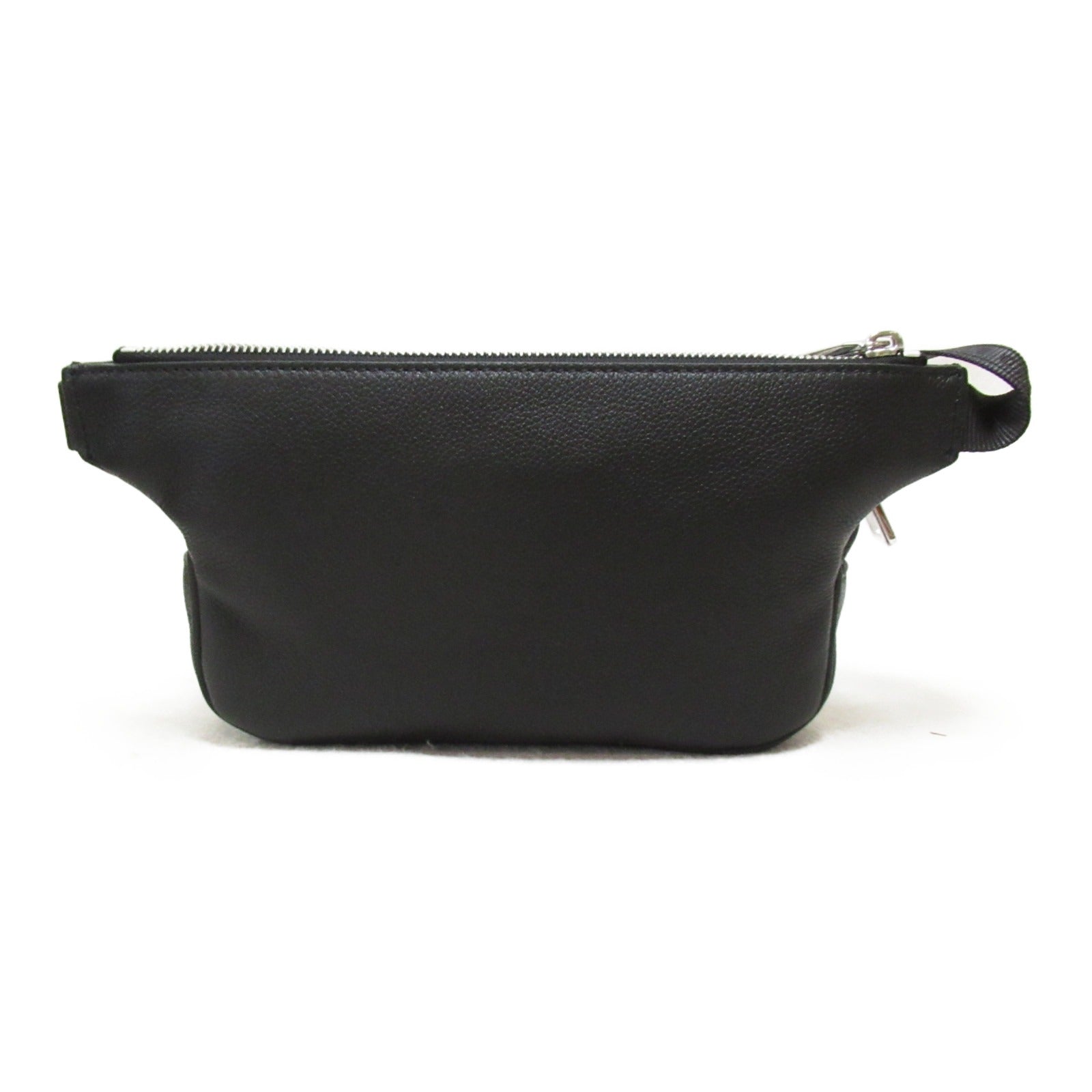 Fendi Leather Waist Body Bag Black