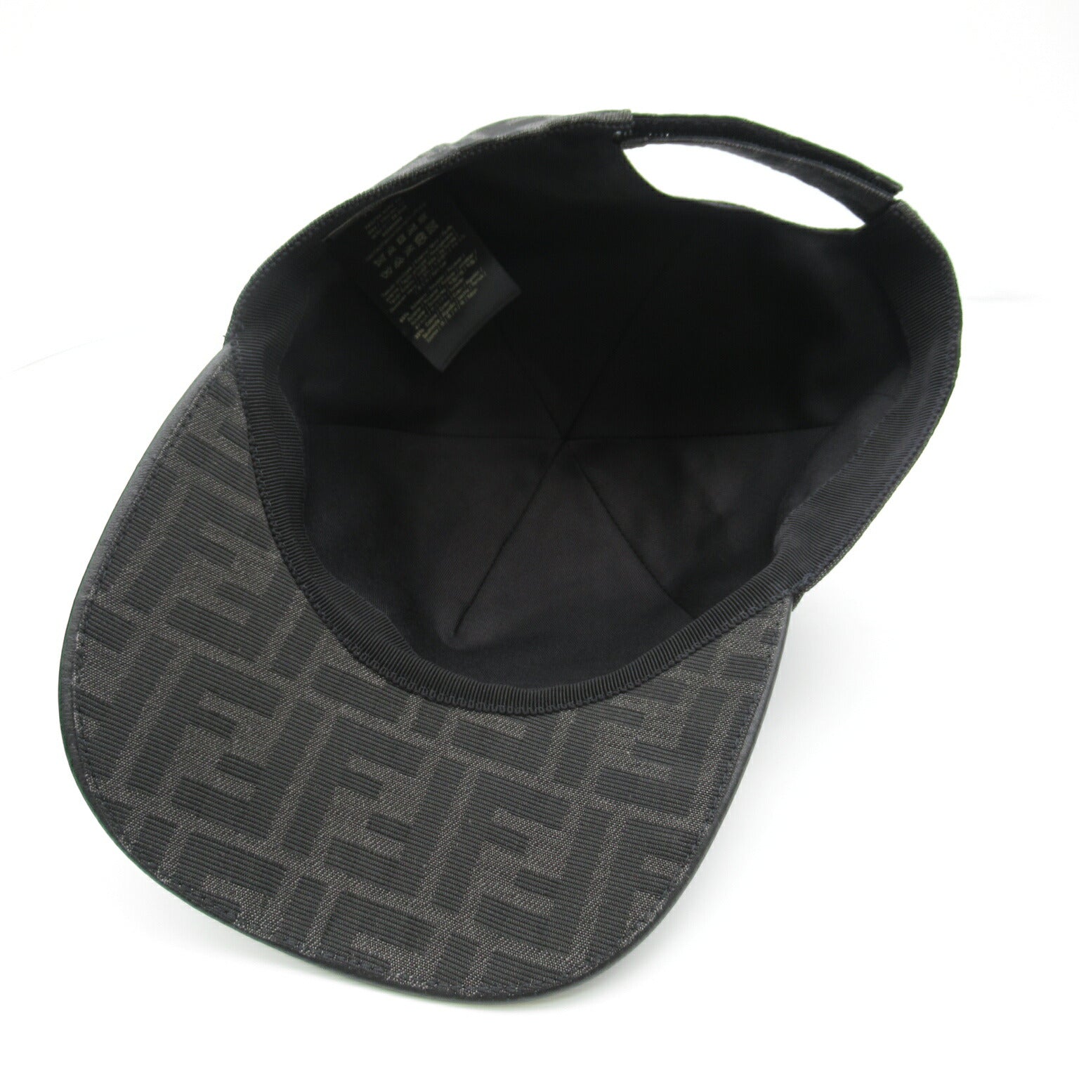 Fendi Polyester Baseball Cap Black Unisex