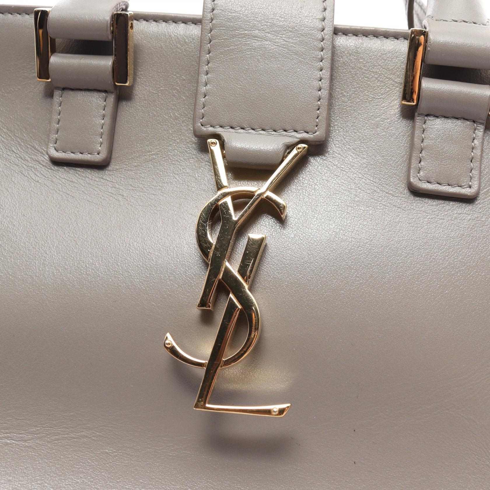 Yves Saint Laurent YSL Monogram Cabas Handbag