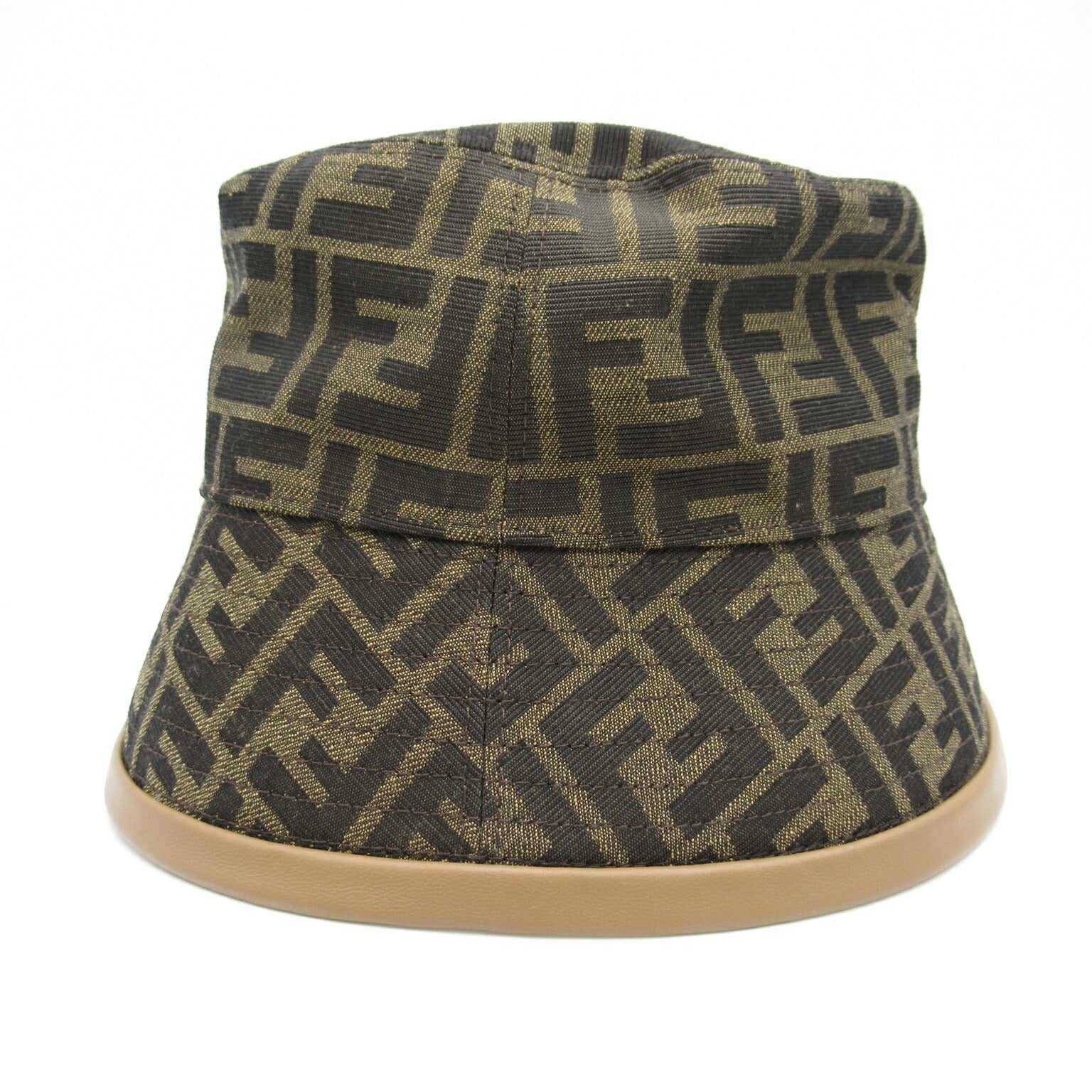 Fendi Polyester Hat Brown Unisex