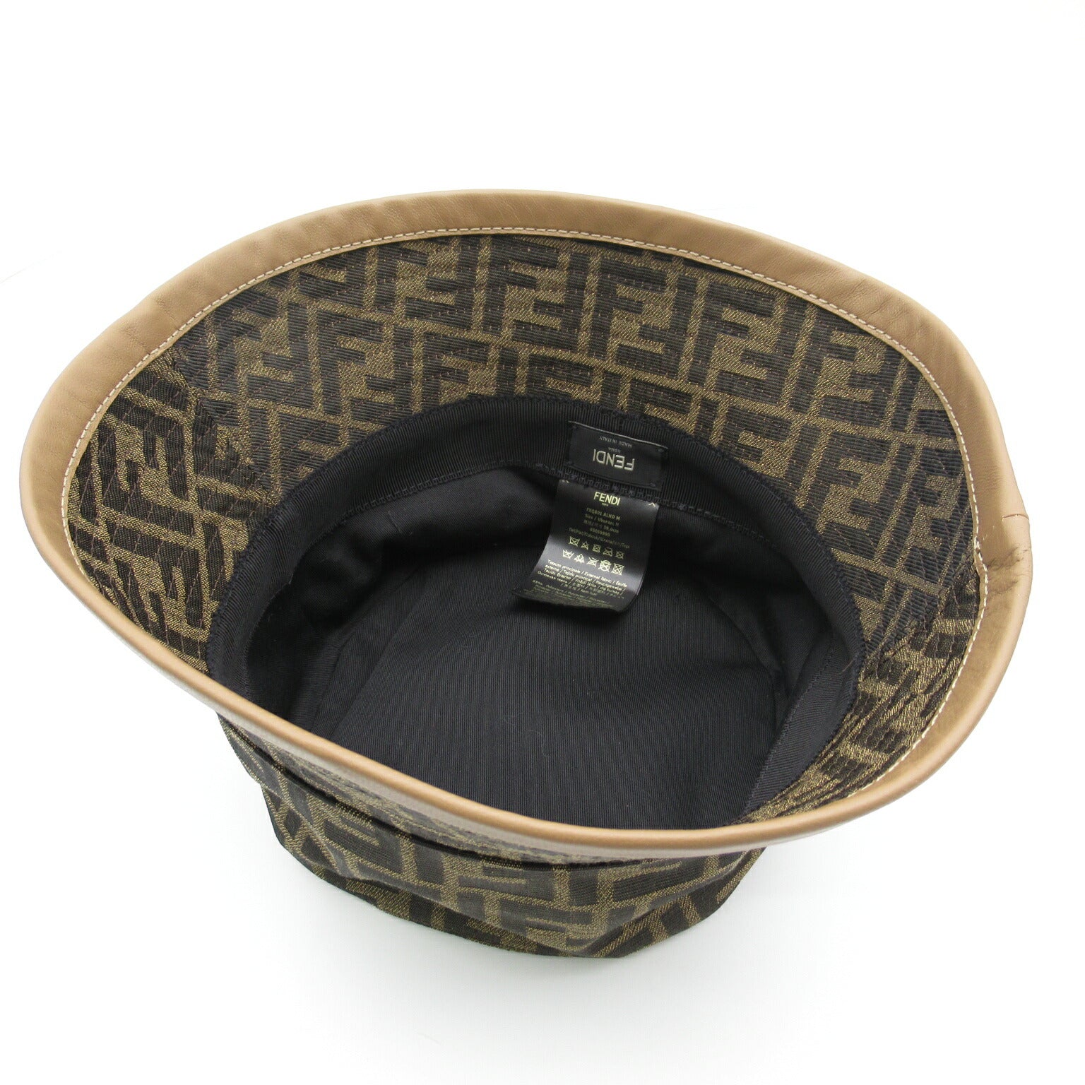 Fendi Polyester Hat Brown Unisex