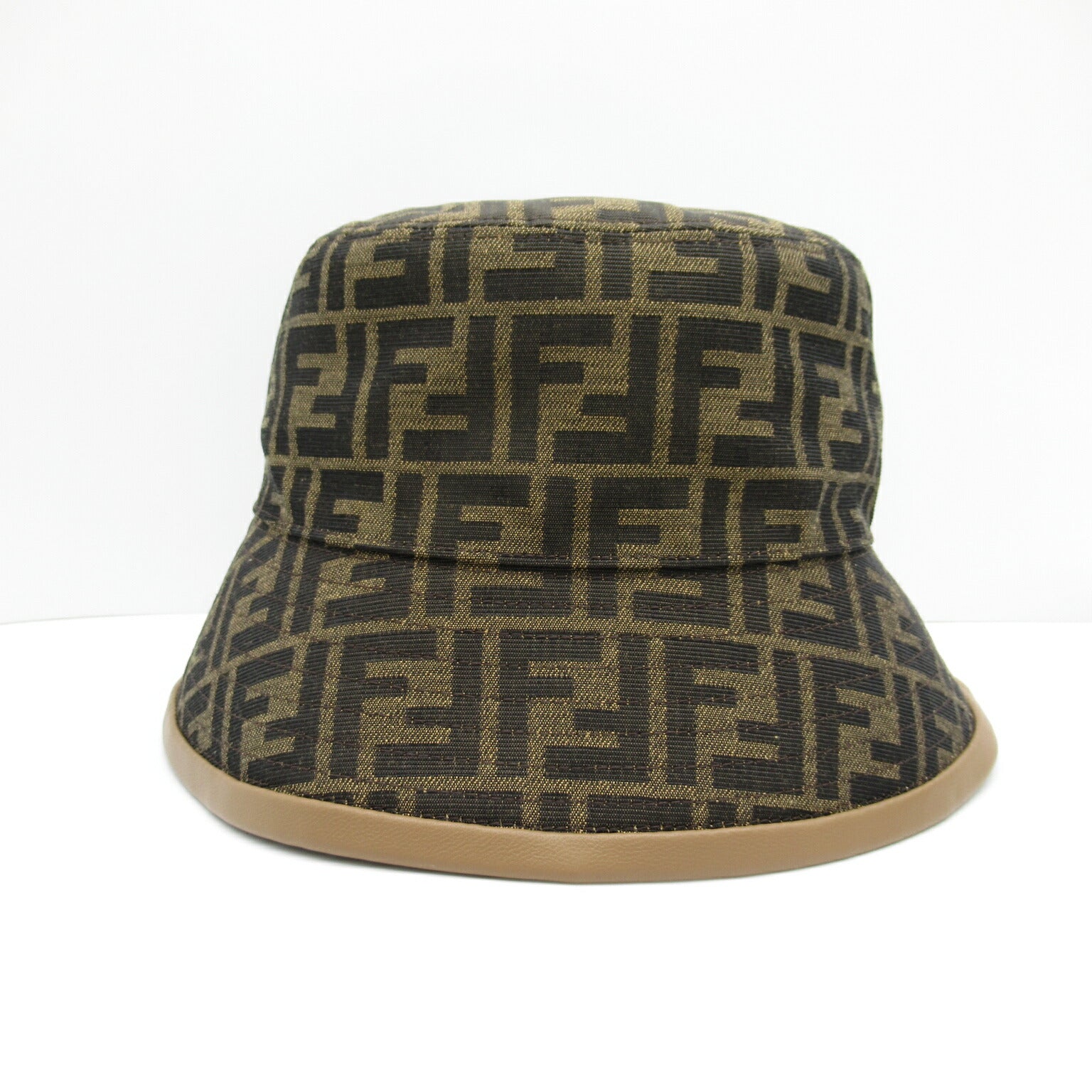 Fendi Polyester Hat Brown Unisex