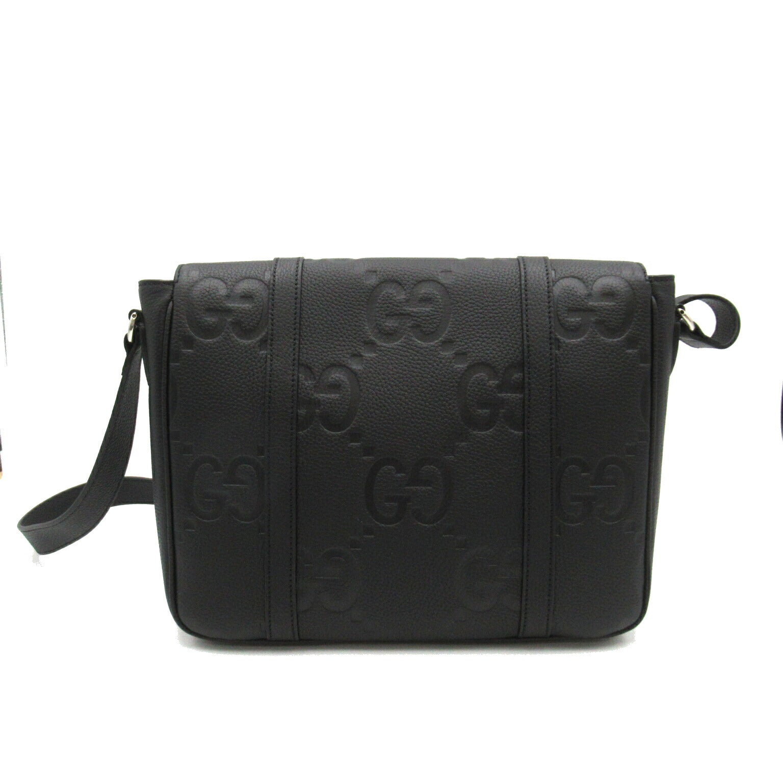 Gucci Jumbo GG Medium Messenger Bag Leather