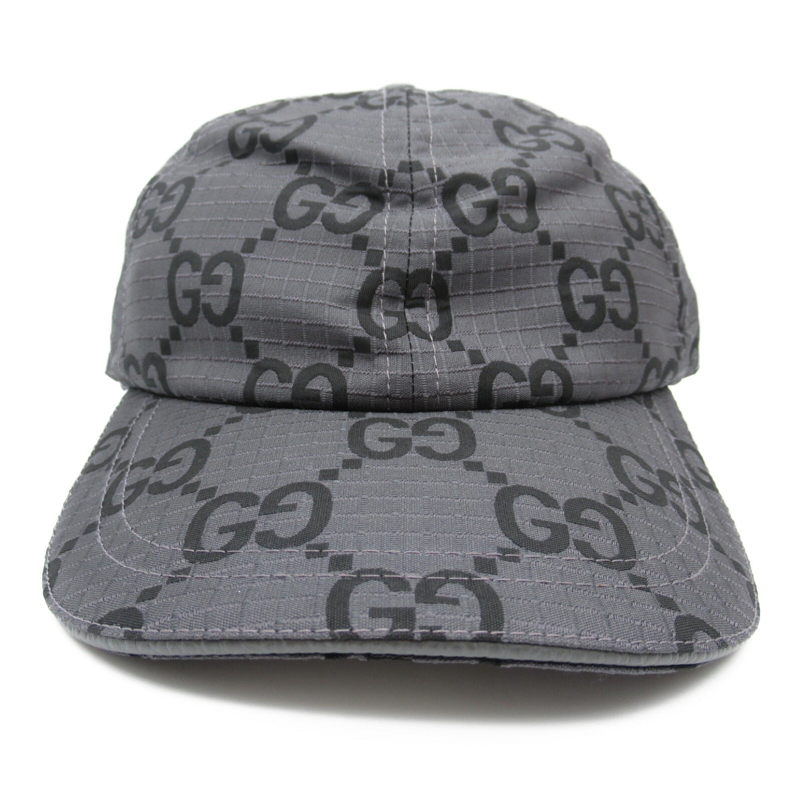 Gucci Polyester Baseball Cap Gray Unisex