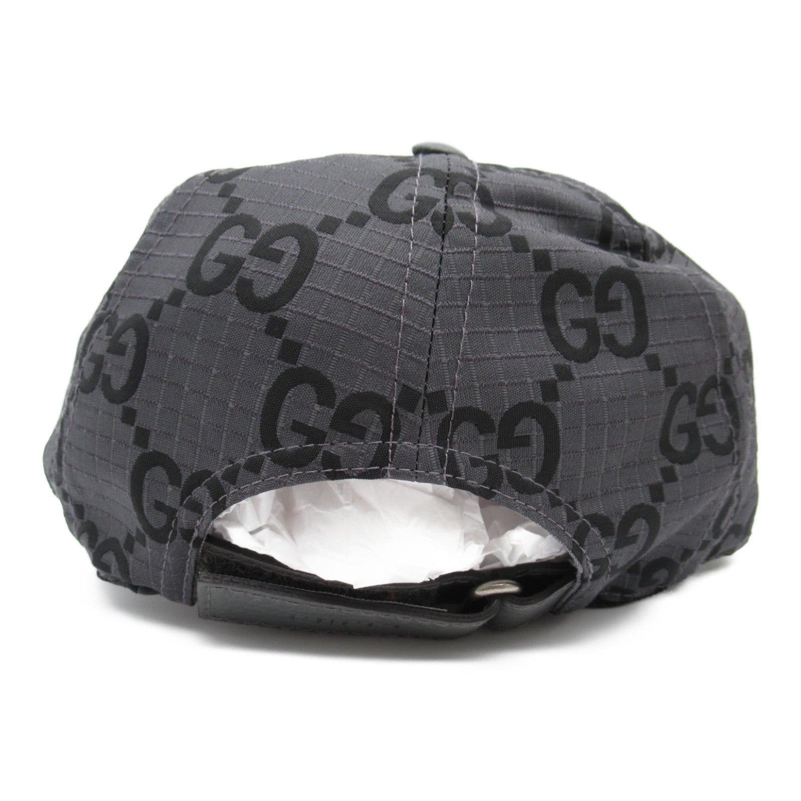 Gucci Polyester Baseball Cap Gray Unisex