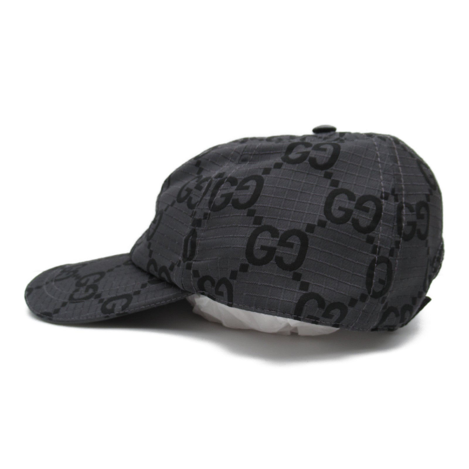 Gucci Polyester Baseball Cap Gray Unisex