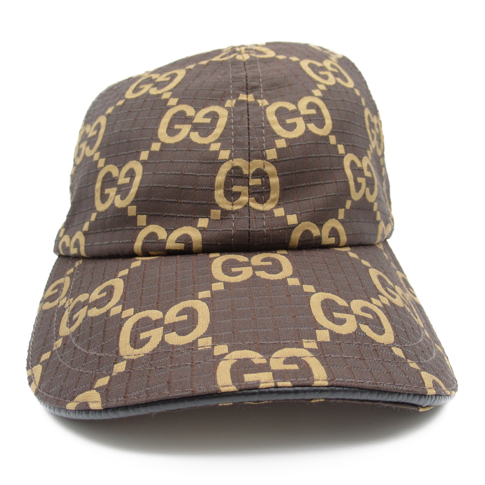 Gucci Polyester Baseball Cap Beige Unisex