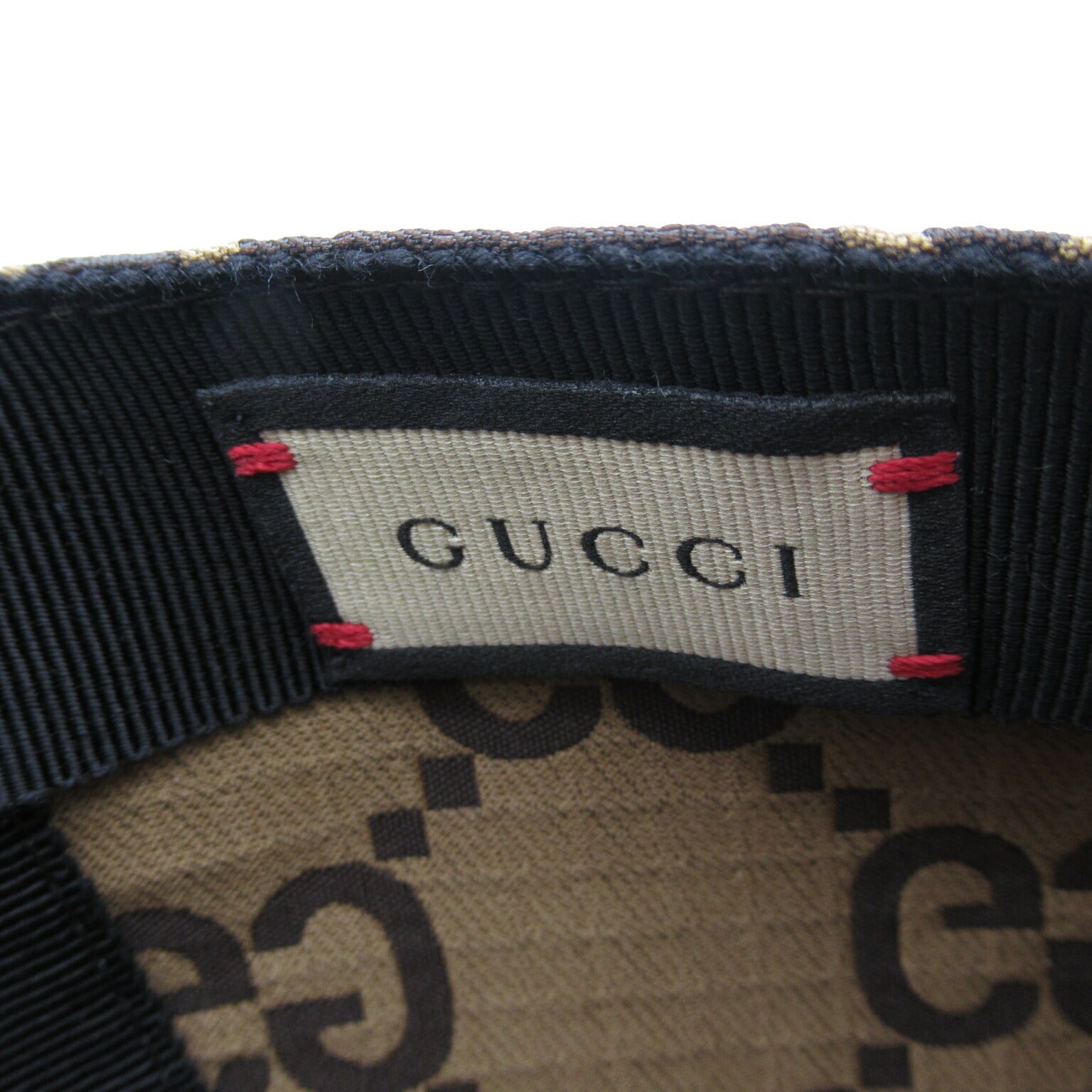 Gucci Polyester Baseball Cap Beige Unisex