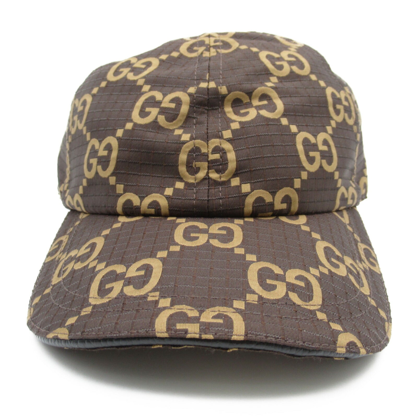 Gucci Polyester Baseball Cap Beige Unisex