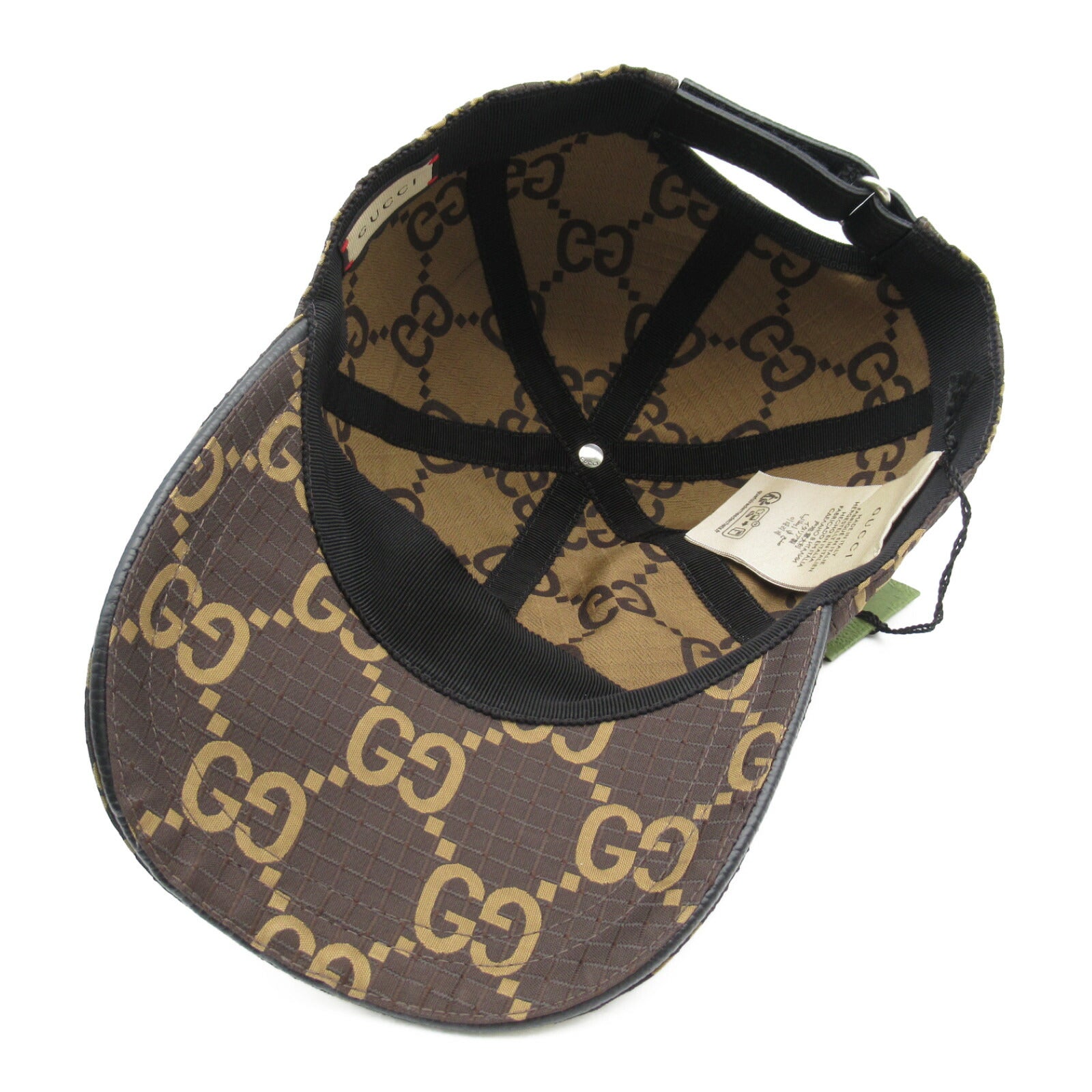 Gucci Polyester Baseball Cap Beige Unisex