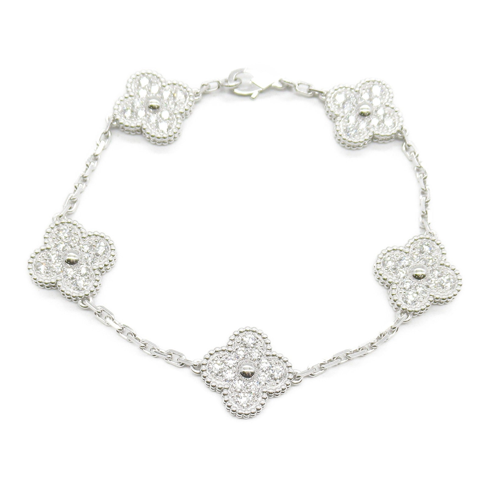 Van Cleef & Arpels Vintage Alhambra Diamond Bracelet