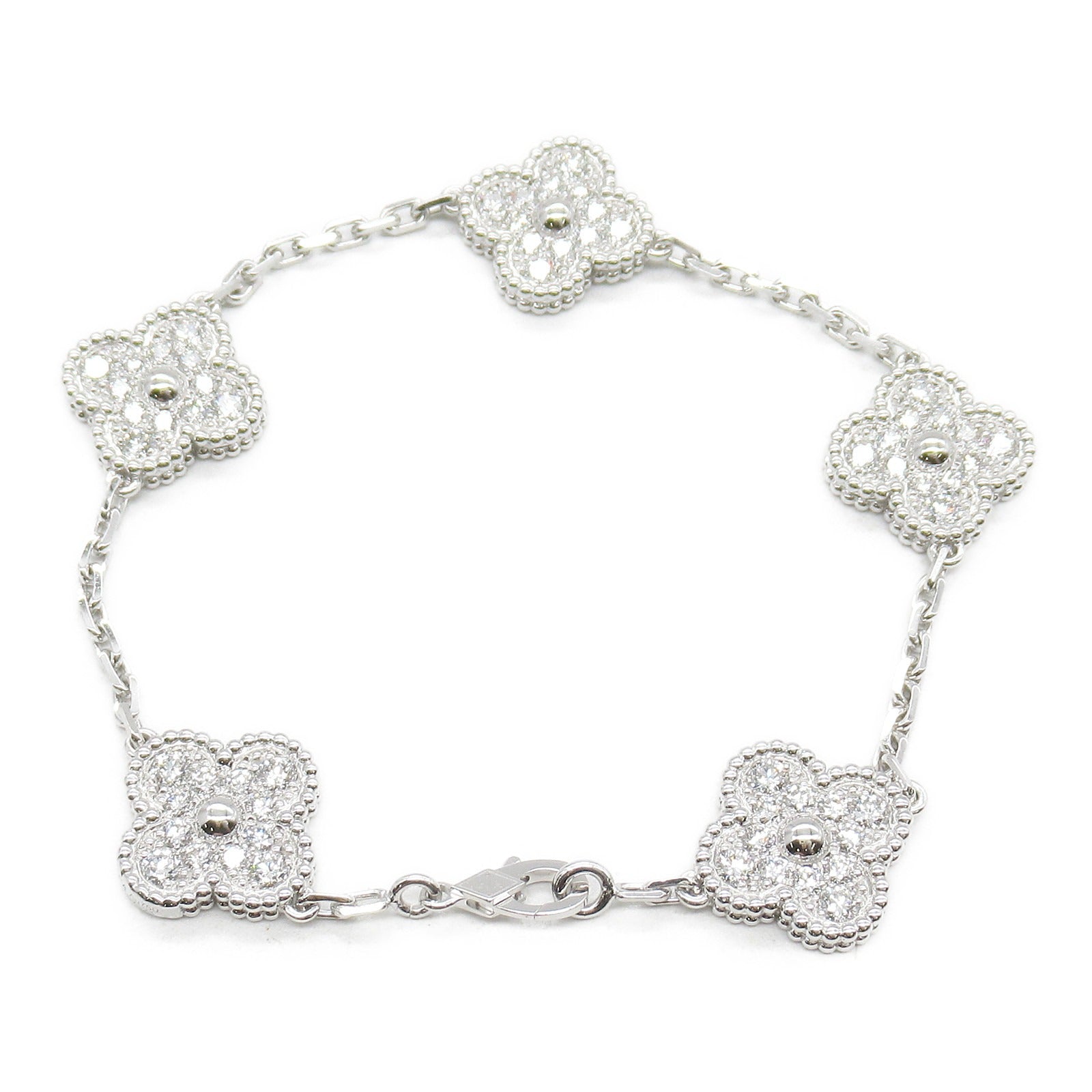 Van Cleef & Arpels Vintage Alhambra Diamond Bracelet