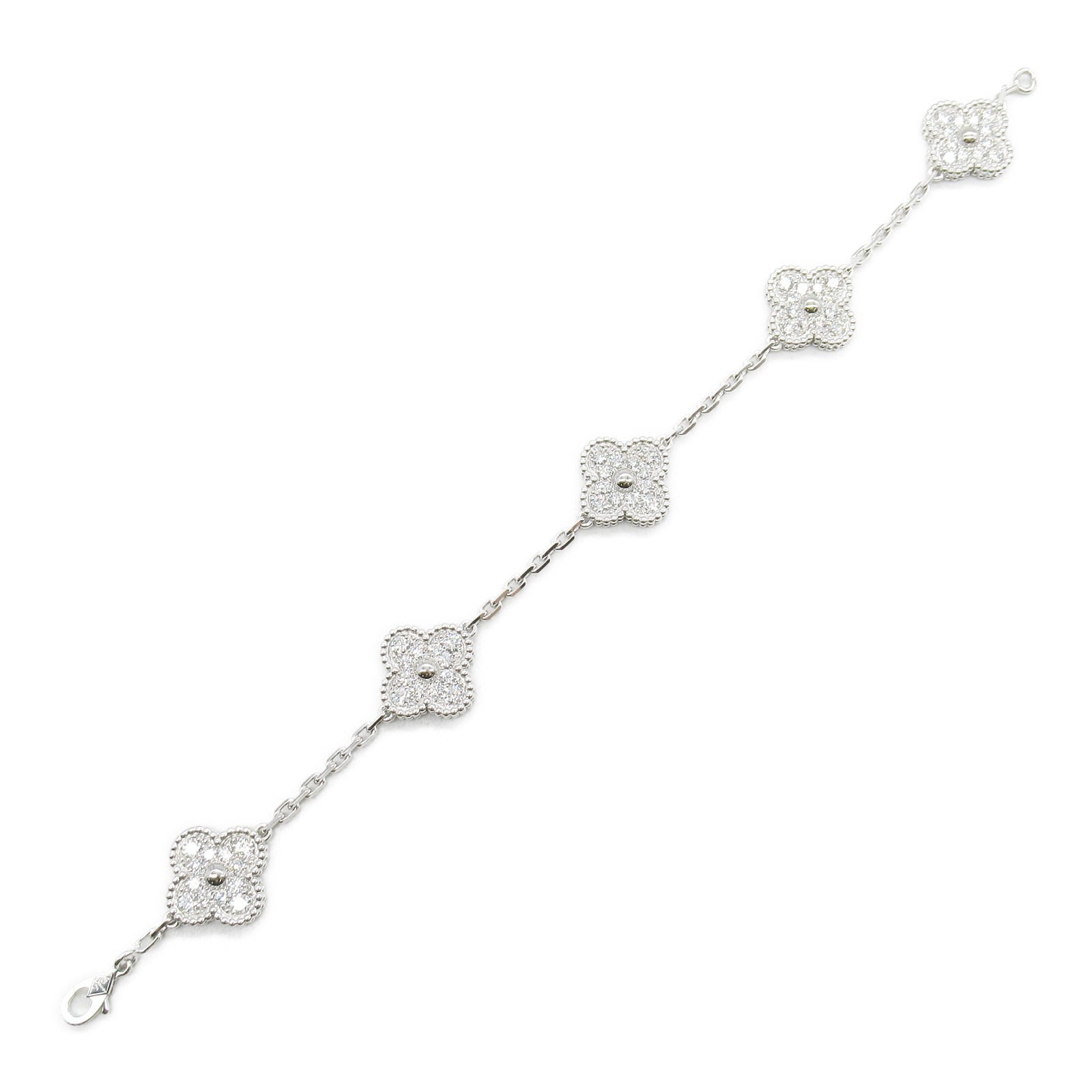 Van Cleef & Arpels Vintage Alhambra Diamond Bracelet