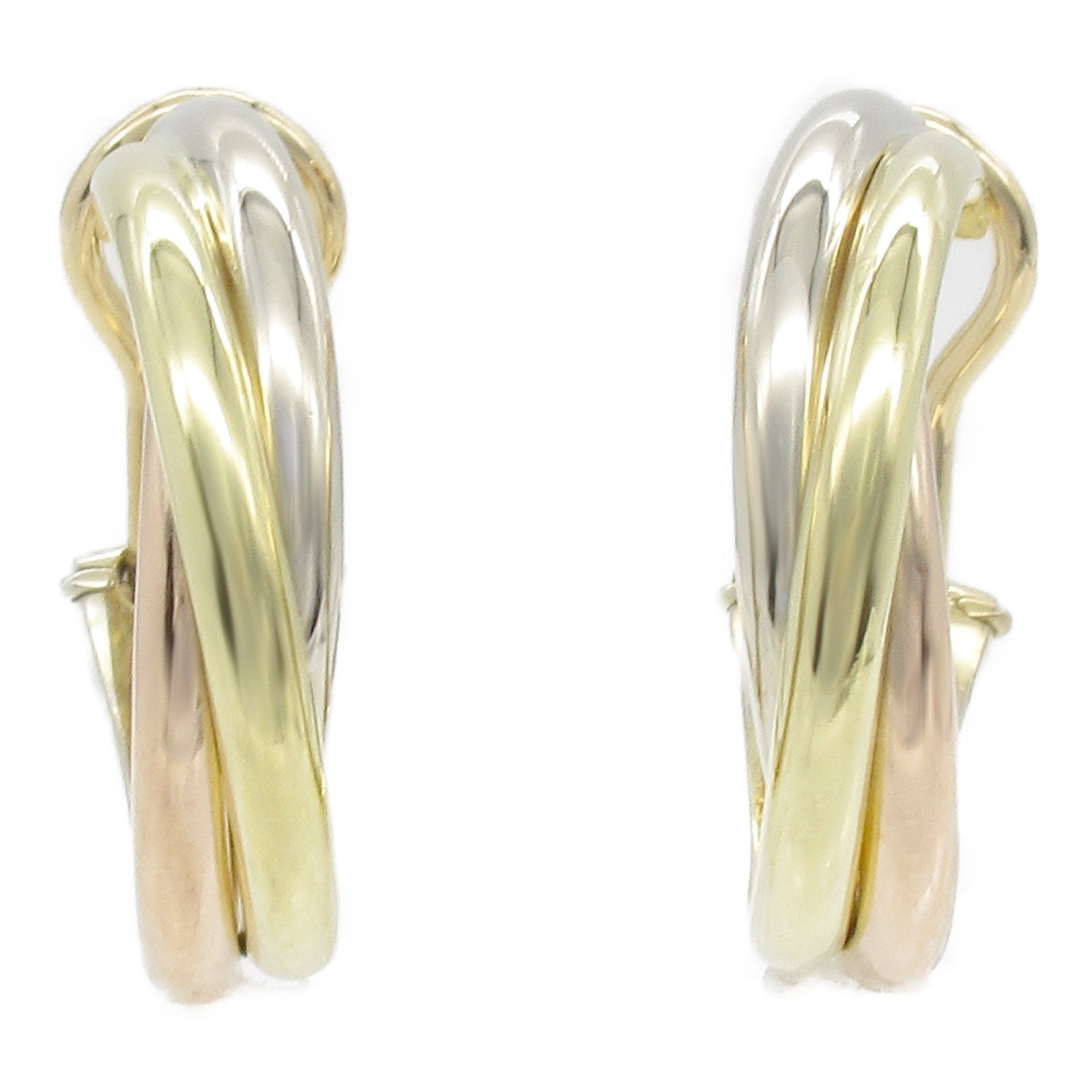 Cartier Trinity Earrings K18 Gold