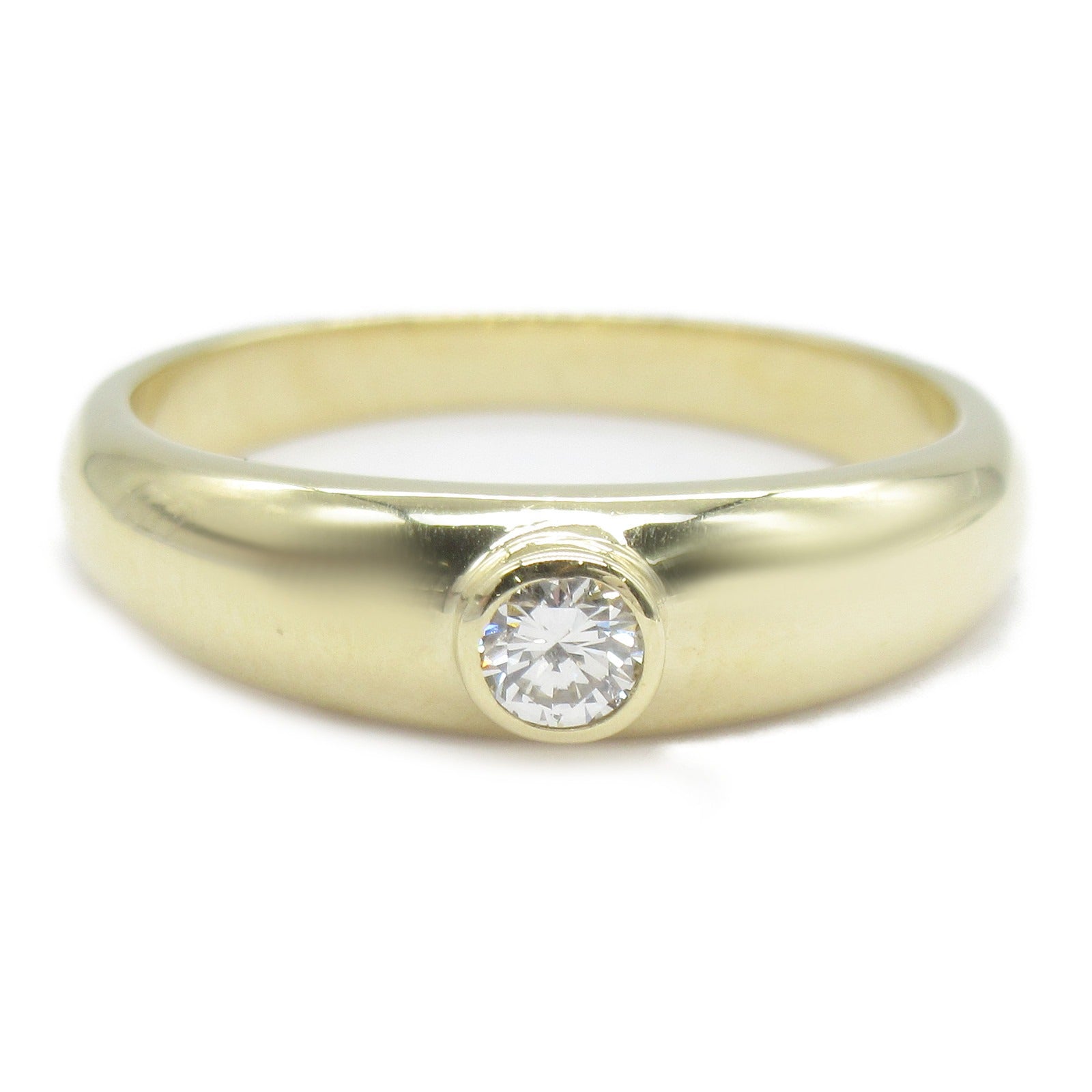 Mikimoto K18 Yellow Gold Diamond Ring