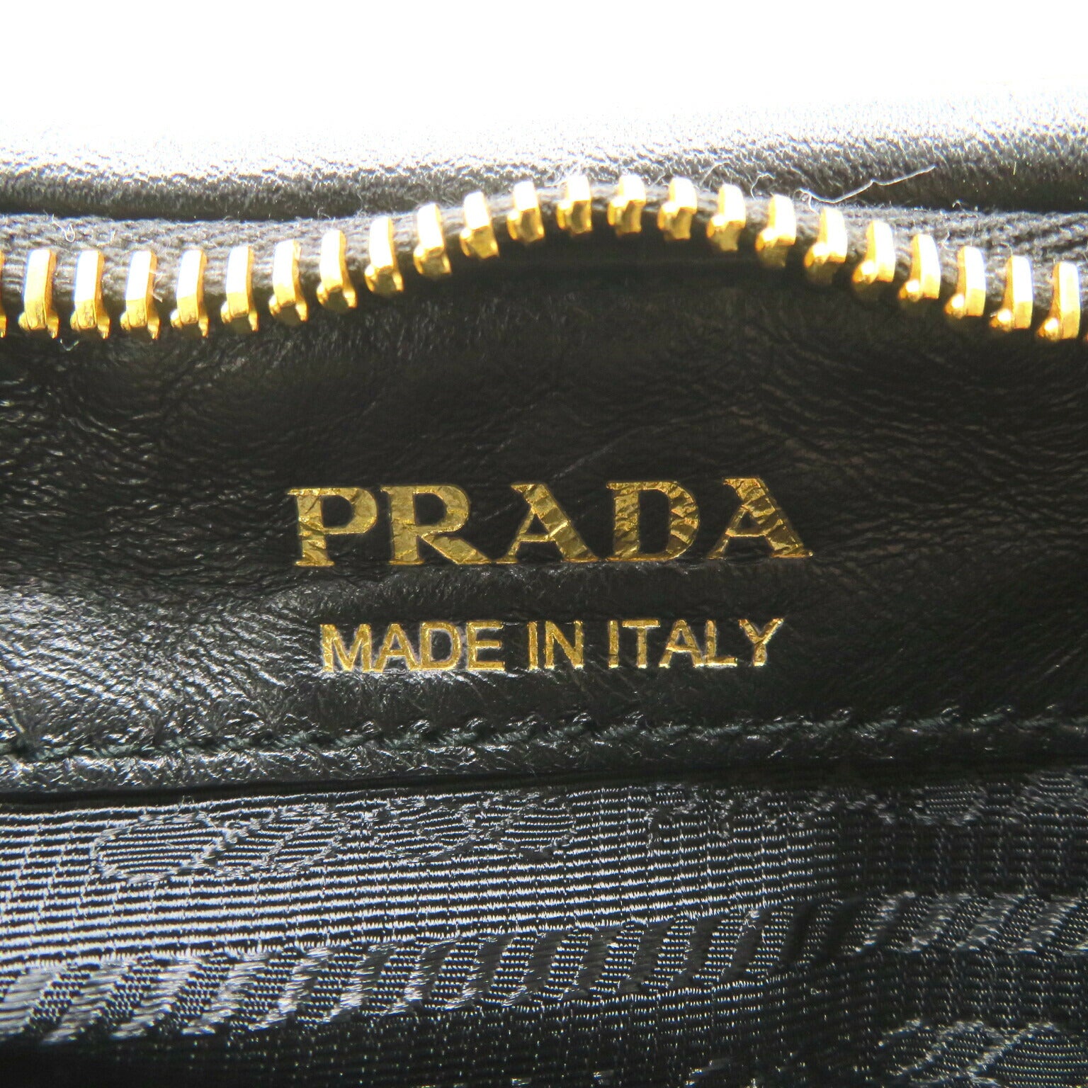 Prada Leather 2-Way Shoulder Bag Black